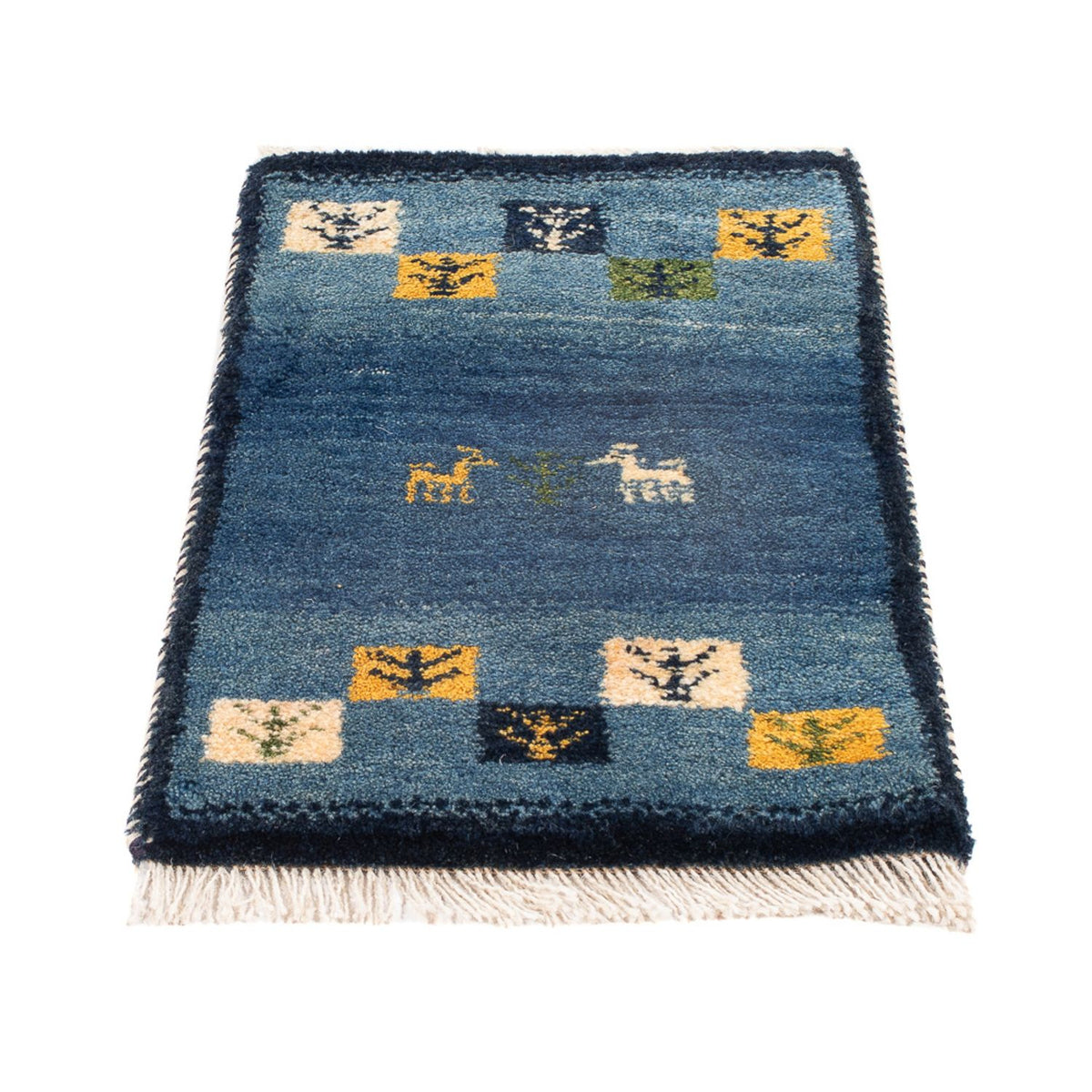 Tapis Gabbeh - Persan - 60 x 40 cm - multicolore