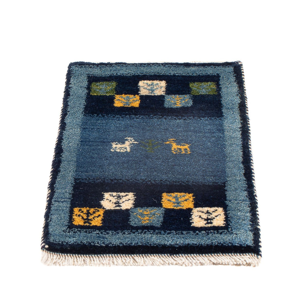 Tapis Gabbeh - Persan - 60 x 40 cm - multicolore