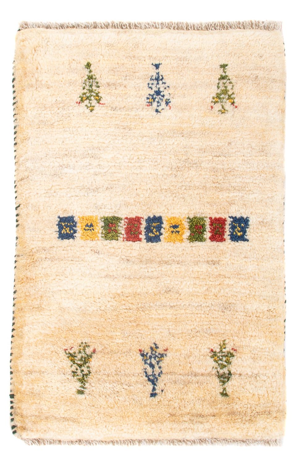 Tapis Gabbeh - Persan - 60 x 40 cm - multicolore