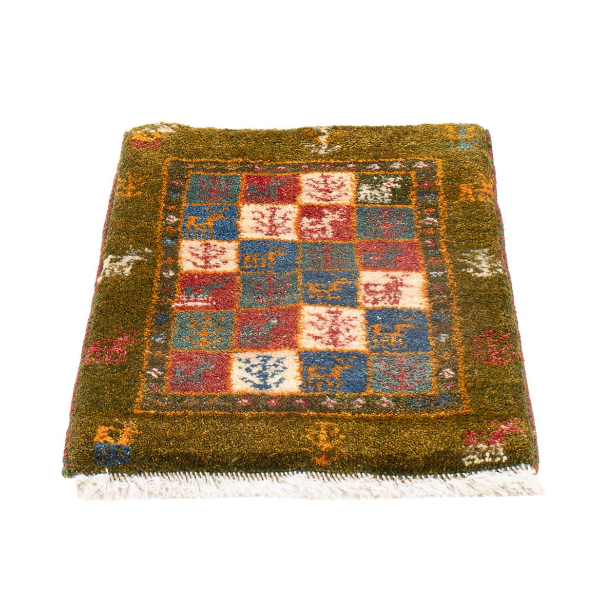 Tapis Gabbeh - Persan - 60 x 40 cm - multicolore
