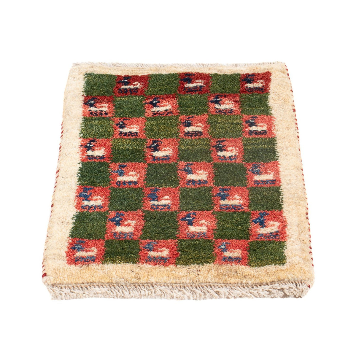 Tapis Gabbeh - Persan - 60 x 40 cm - multicolore