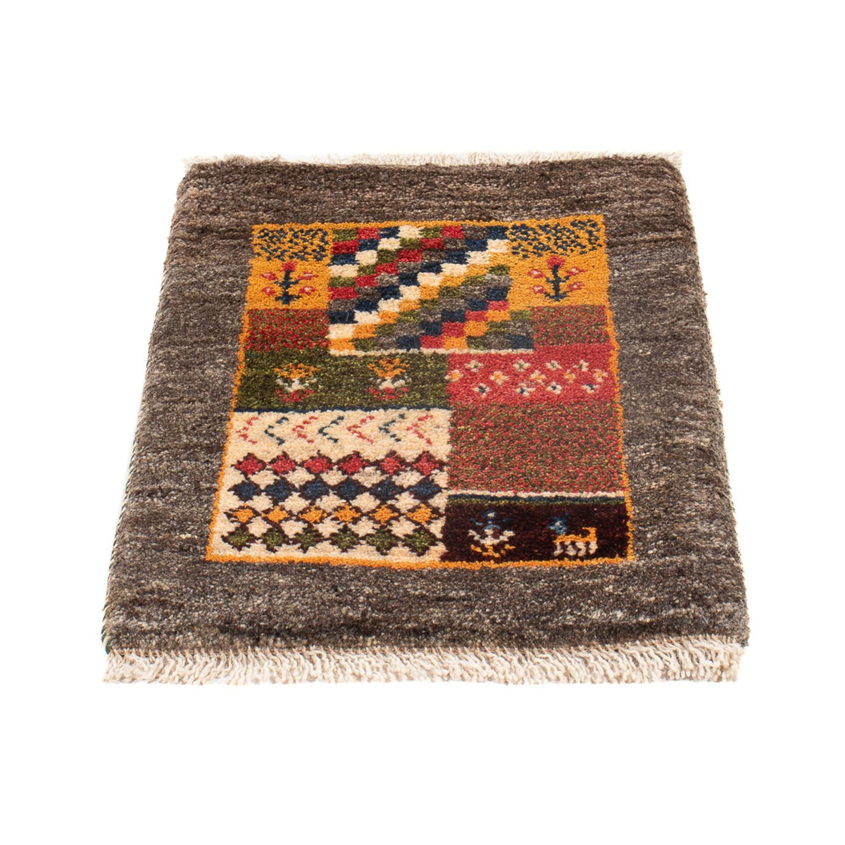 Tapis Gabbeh - Persan - 60 x 40 cm - multicolore