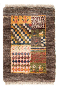 Tapis Gabbeh - Persan - 60 x 40 cm - multicolore