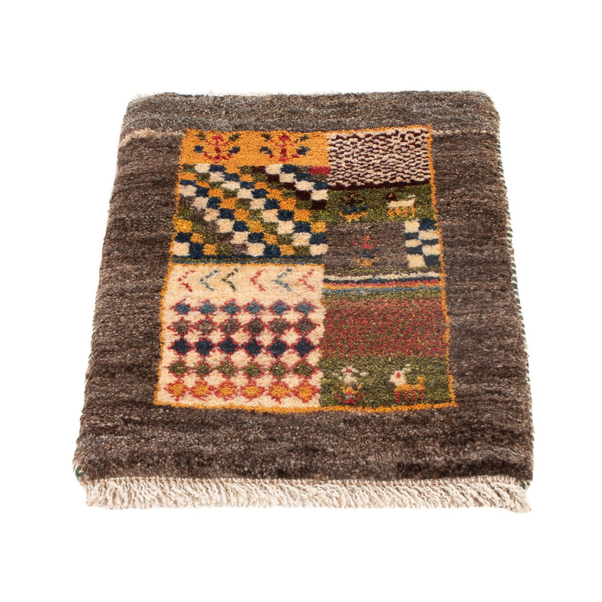 Tapis Gabbeh - Persan - 60 x 40 cm - multicolore