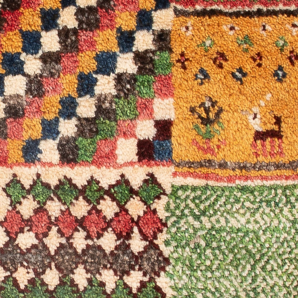 Tapis Gabbeh - Persan - 60 x 40 cm - multicolore