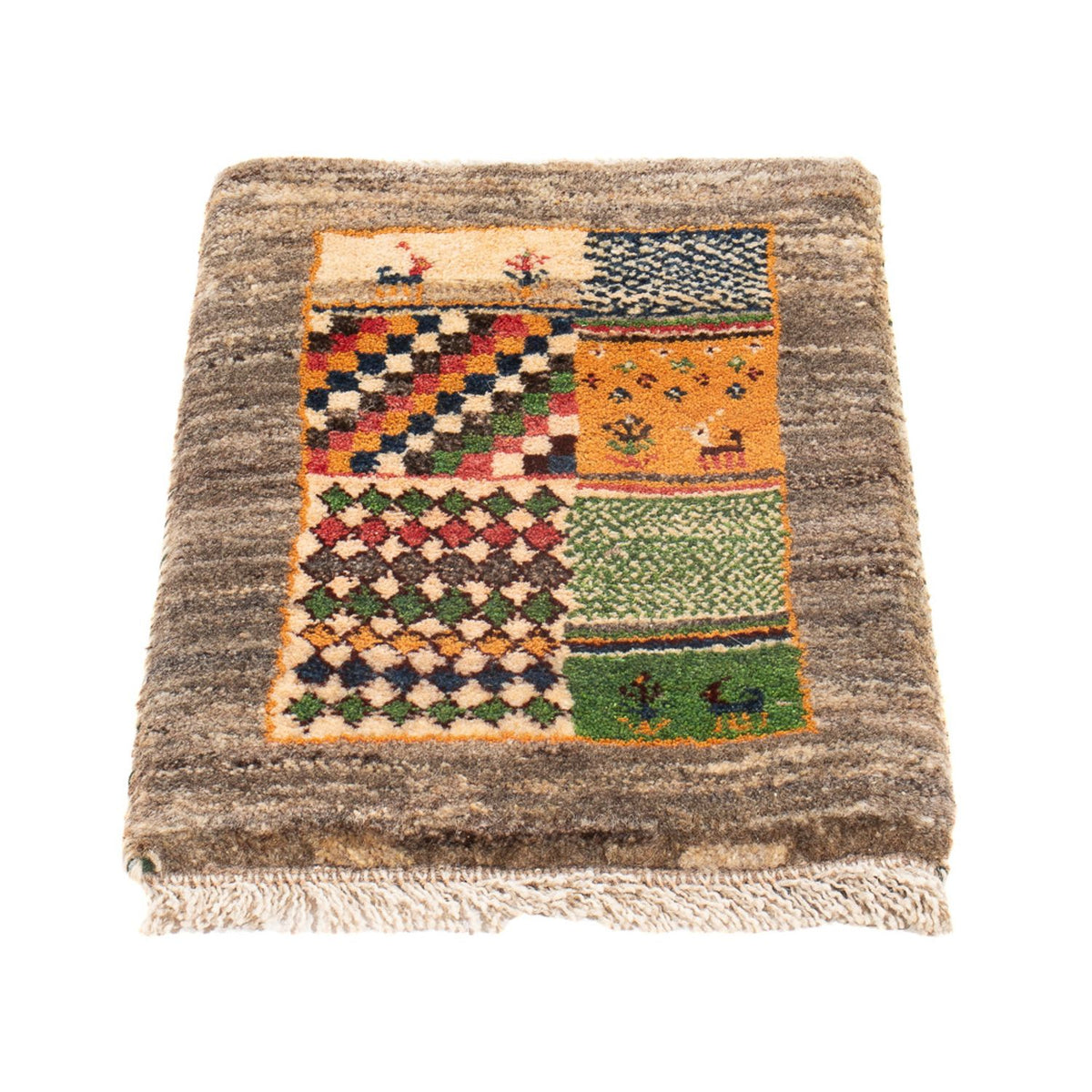 Tapis Gabbeh - Persan - 60 x 40 cm - multicolore