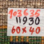 Tapis Gabbeh - Persan - 60 x 40 cm - multicolore