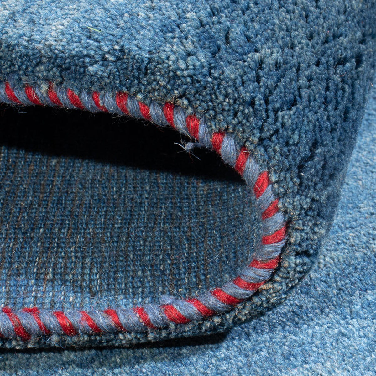 Tapis Gabbeh - Persan - 195 x 151 cm - bleu