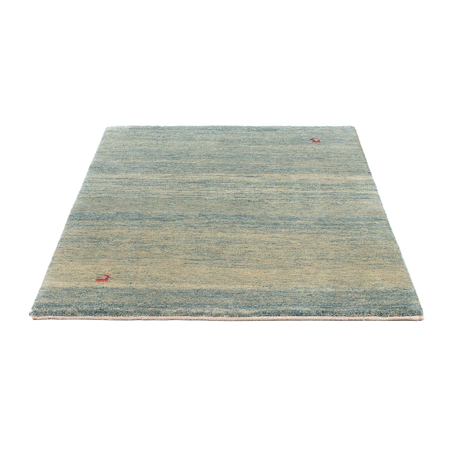 Tapis Gabbeh - Persan - 153 x 102 cm - bleu clair