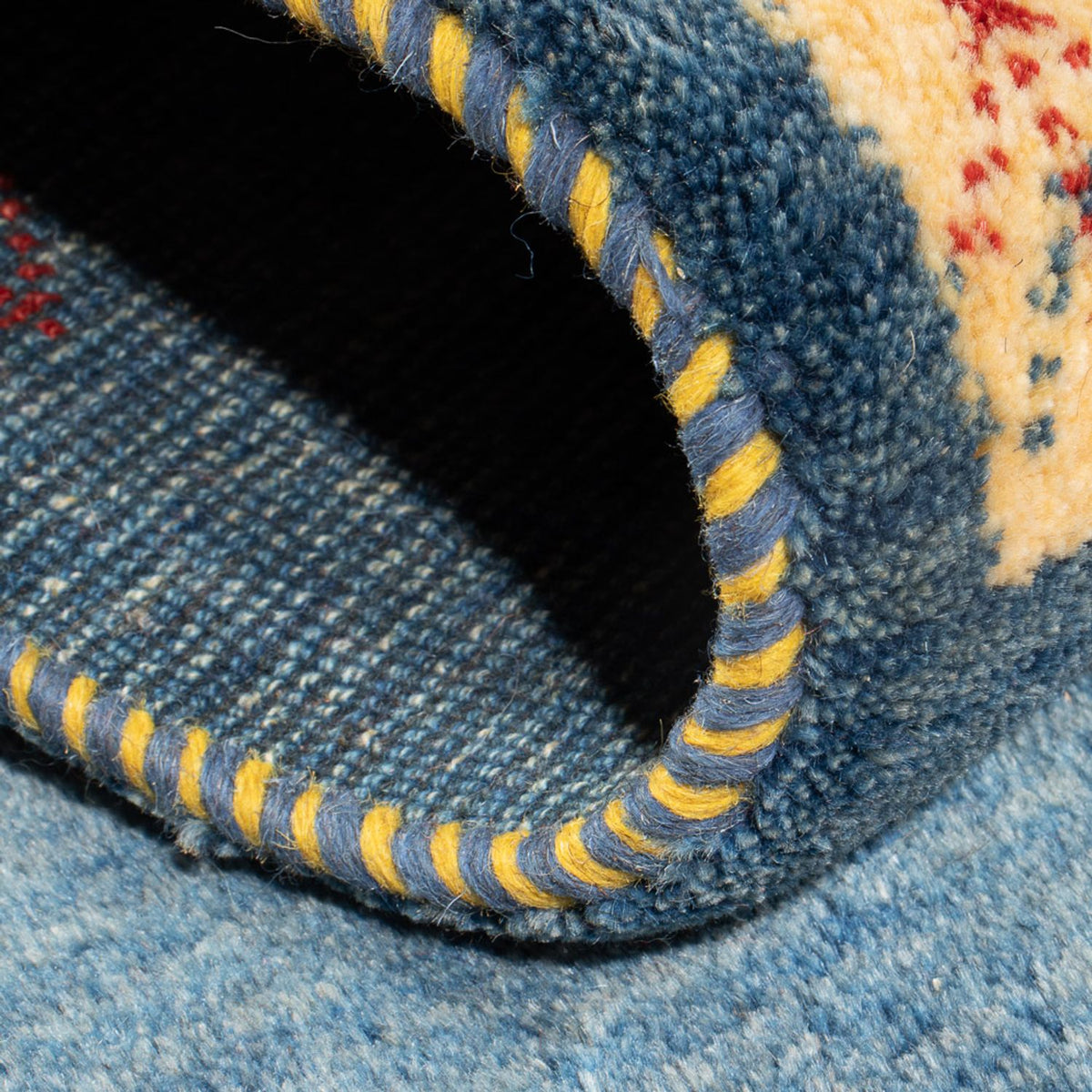 Tapis de couloir Tapis Gabbeh - Persan - 136 x 52 cm - multicolore