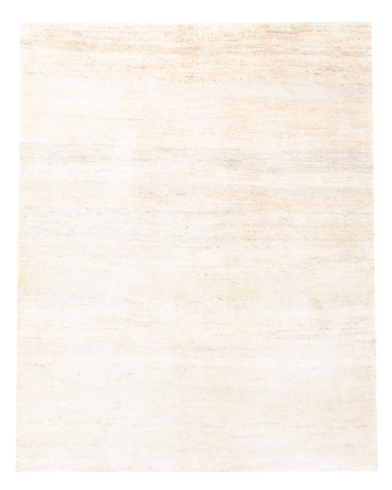 Tapis Gabbeh - Persan - 196 x 156 cm - blanc naturel
