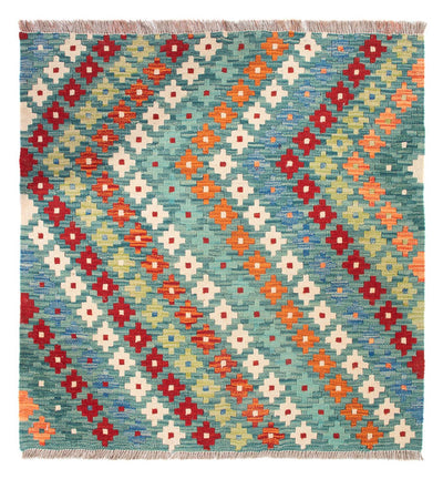 Kilim Maimana Tapis 88x90cm - Tapis en laine