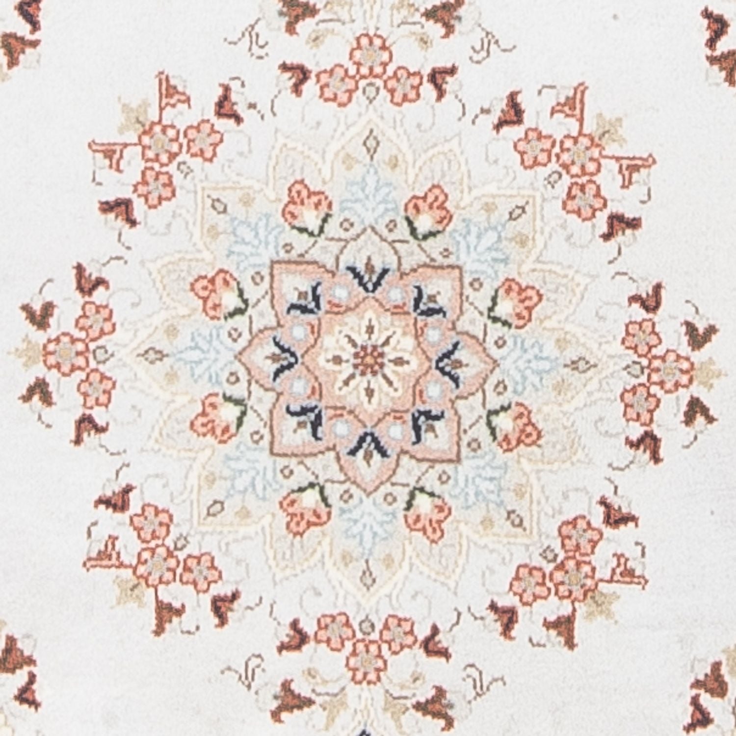 Tapis de couloir Tapis persan - Keshan - 360 x 78 cm - crème