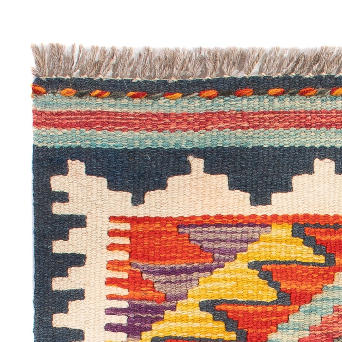 Tapis Kelim - Splash - 60 x 40 cm - multicolore