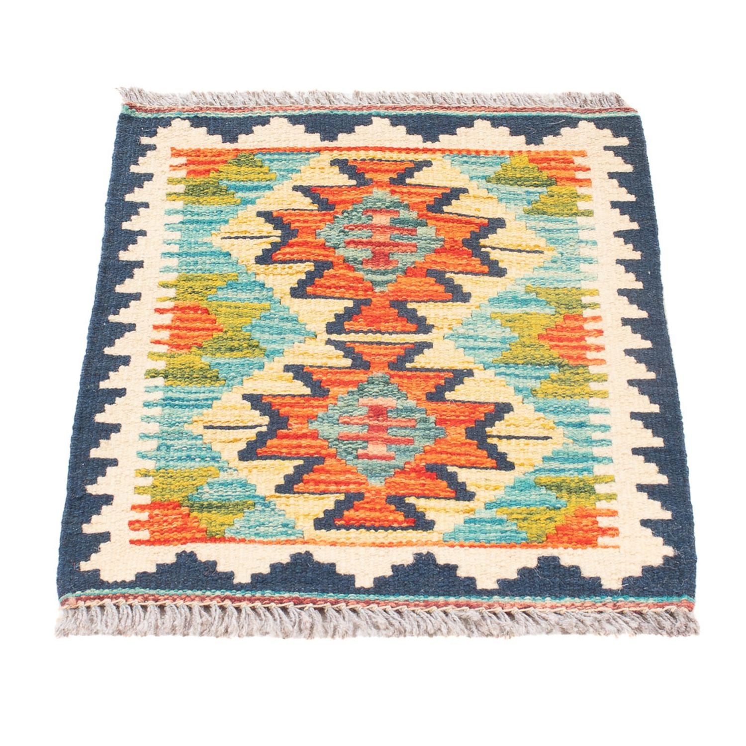 Tapis Kelim - Splash - 60 x 40 cm - multicolore