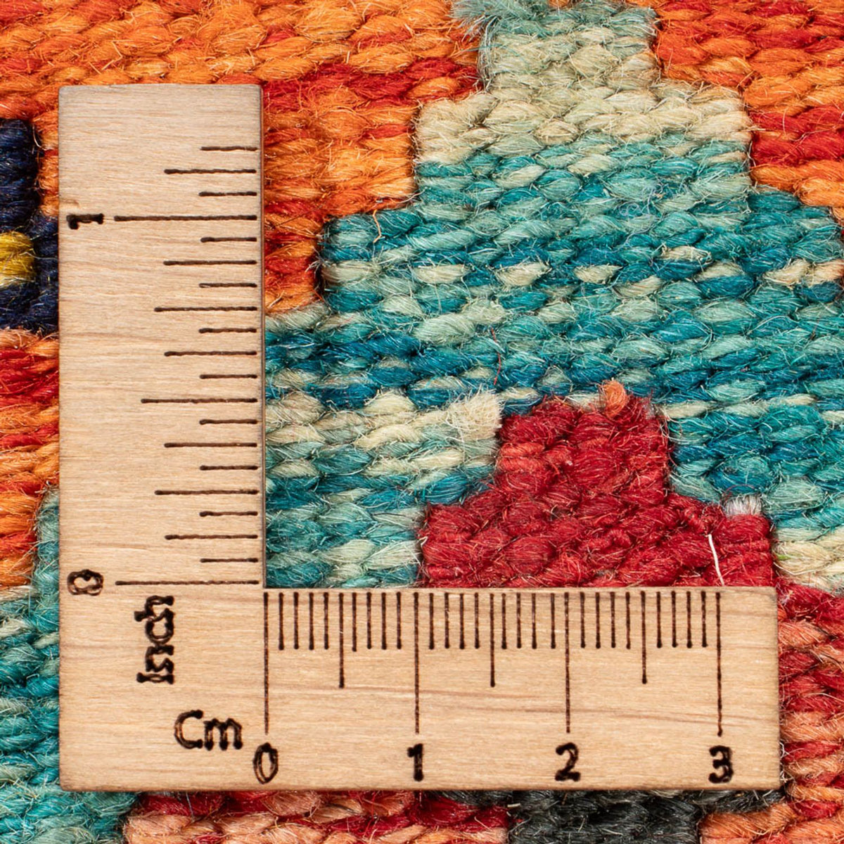 Tapis Kelim - Splash - 60 x 40 cm - multicolore