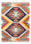 Tapis Kelim - Splash - 60 x 40 cm - multicolore