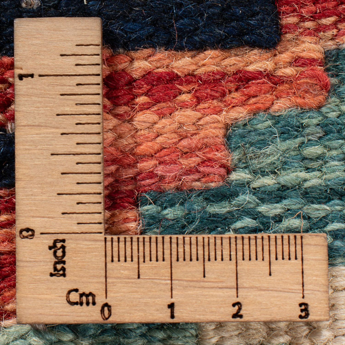 Tapis Kelim - Splash - 60 x 40 cm - multicolore