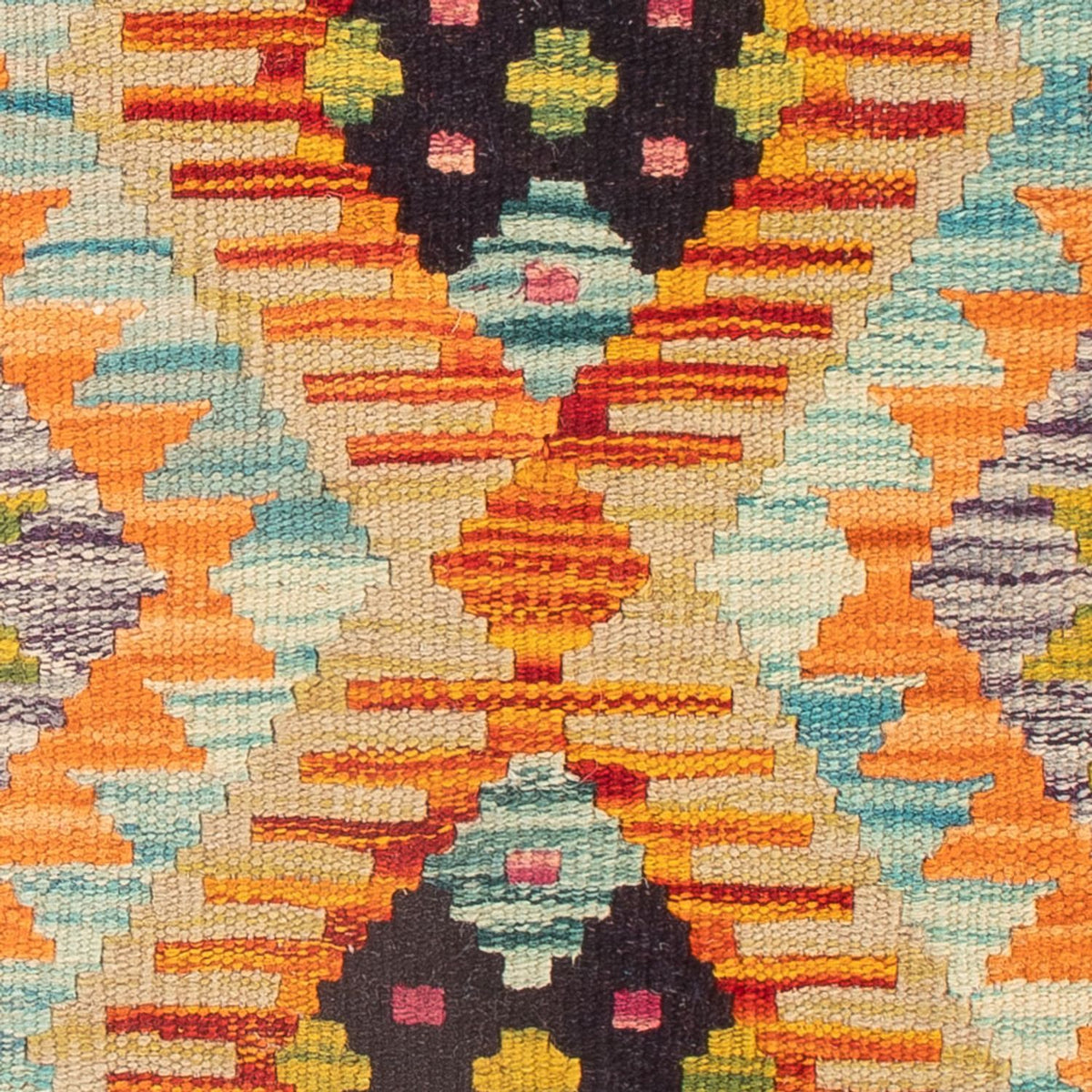 Tapis Kelim - Splash - 60 x 40 cm - multicolore