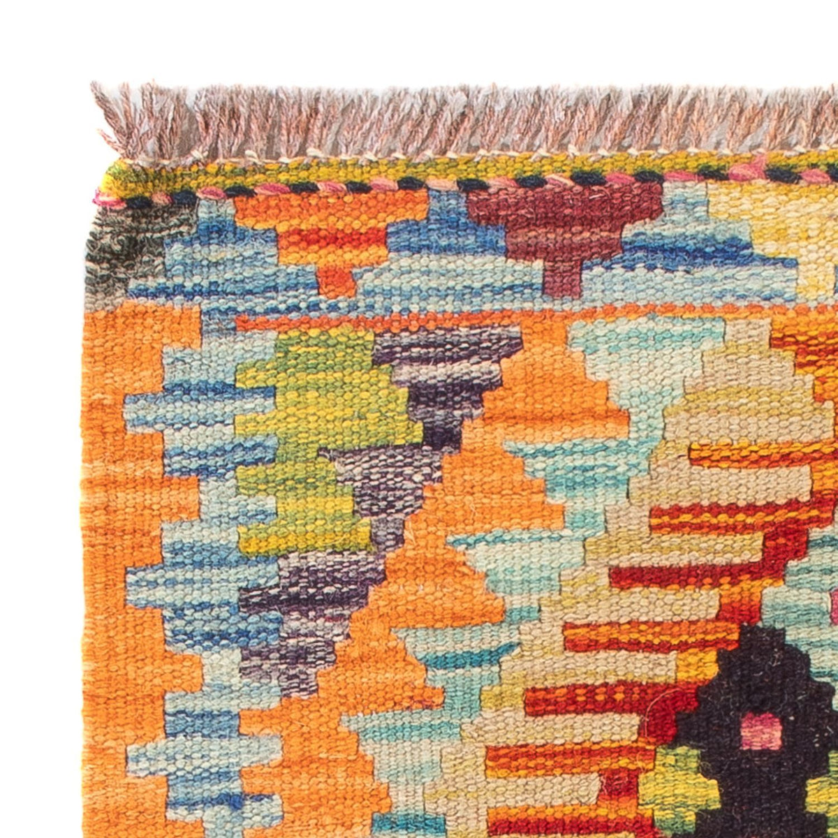 Tapis Kelim - Splash - 60 x 40 cm - multicolore