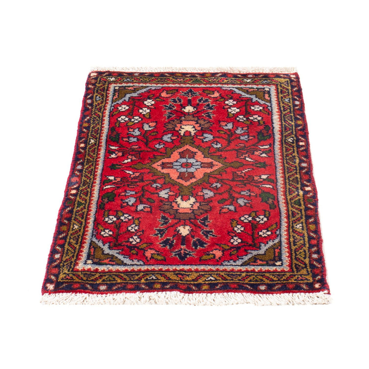 Tapis persan - Nomadic - 60 x 40 cm - rouge