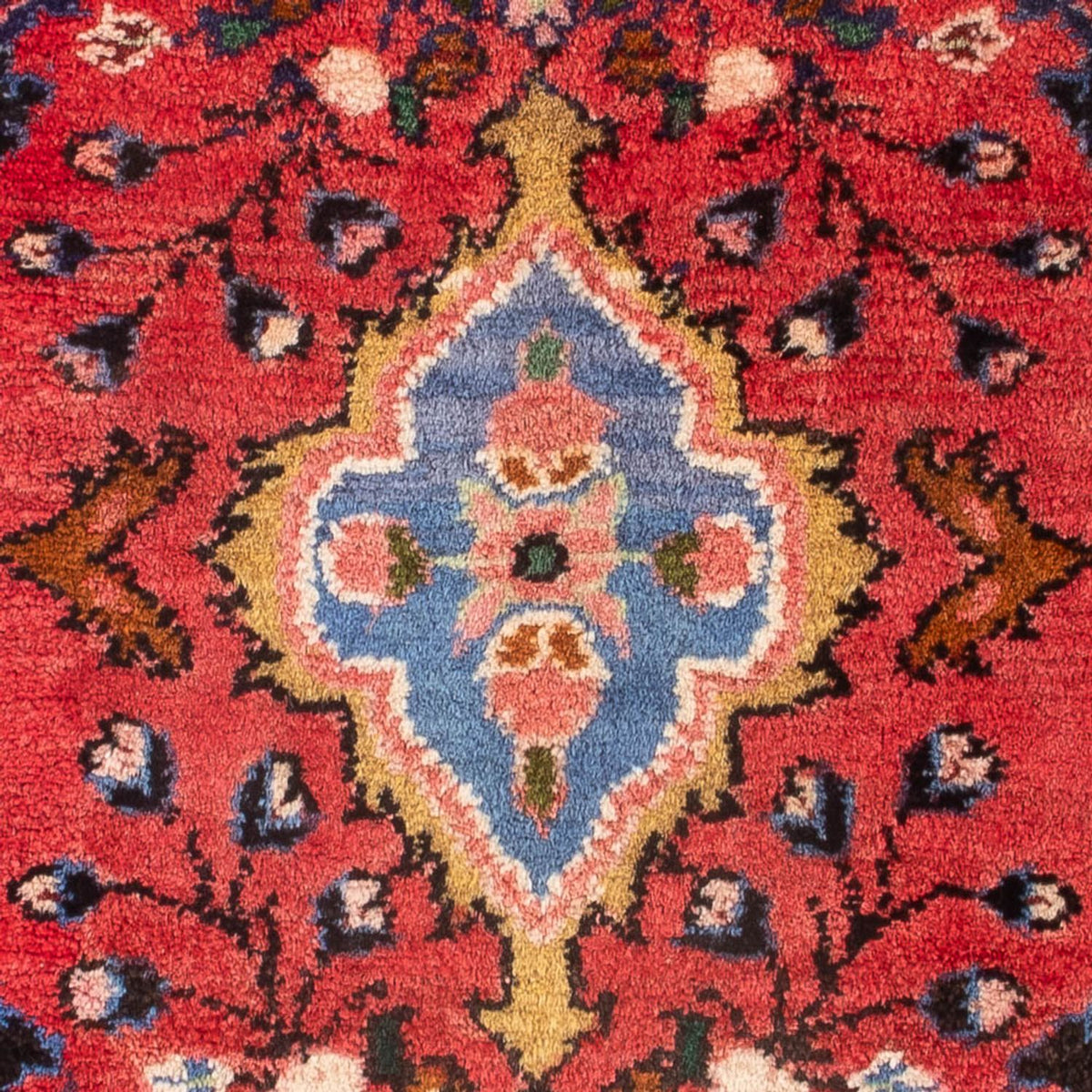 Tapis persan - Nomadic - 60 x 45 cm - rouge