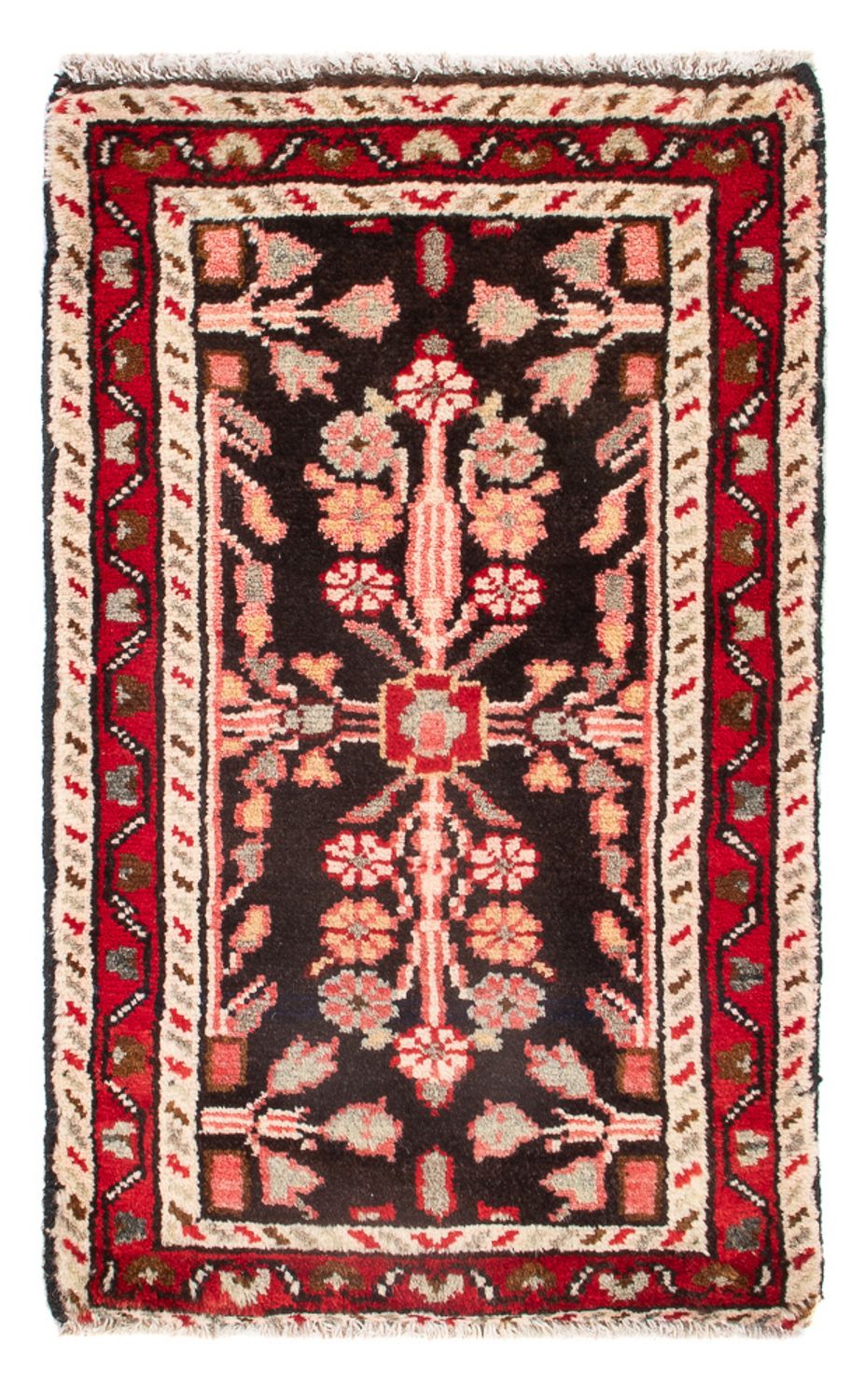 Tapis persan - Nomadic - 60 x 40 cm - bleu foncé