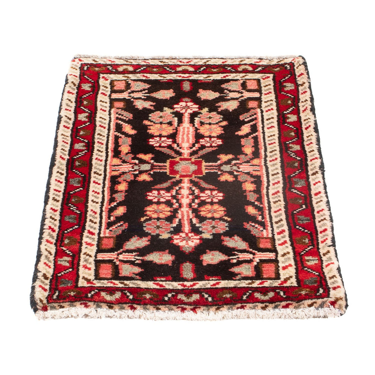 Tapis persan - Nomadic - 60 x 40 cm - bleu foncé