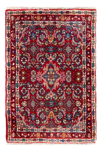 Tapis persan - Bidjar - 80 x 52 cm - rouge bordeaux