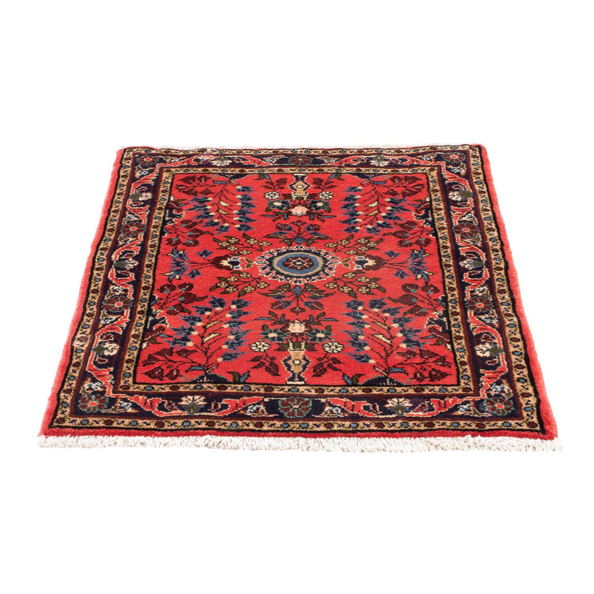 Tapis persan - Classique - 80 x 66 cm - rouge