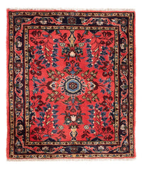 Tapis persan - Classique - 80 x 66 cm - rouge