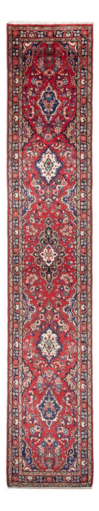 Tapis de couloir Tapis persan - Nomadic - 410 x 82 cm - rouge
