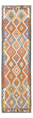 Tapis de couloir Tapis Kelim - Splash - 299 x 86 cm - multicolore