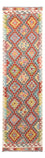 Tapis de couloir Tapis Kelim - Splash - 286 x 78 cm - multicolore