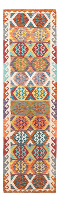 Tapis de couloir Tapis Kelim - Splash - 294 x 82 cm - multicolore