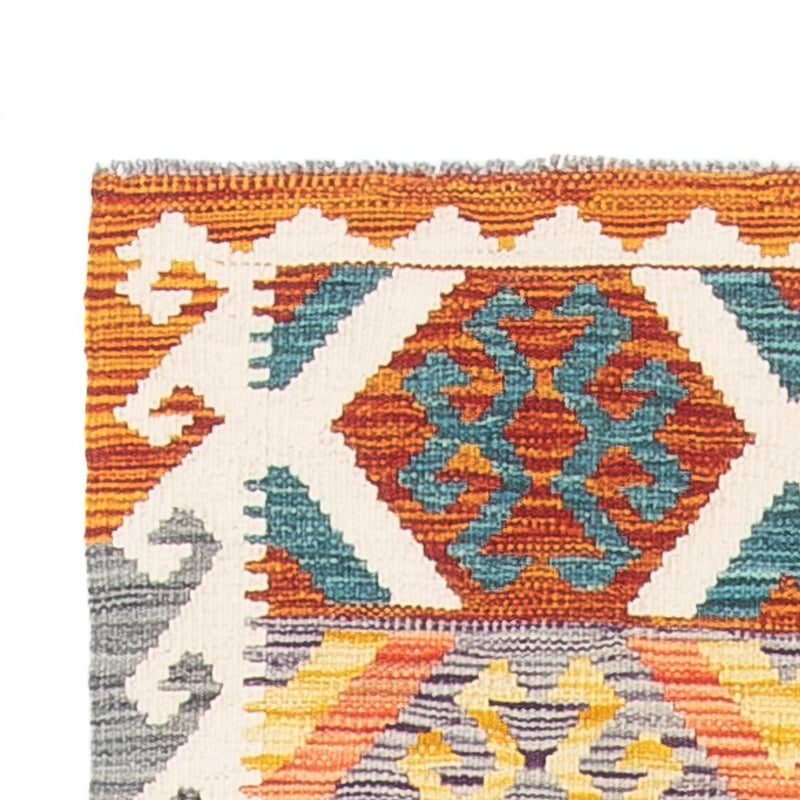 Tapis de couloir Tapis Kelim - Splash - 294 x 82 cm - multicolore