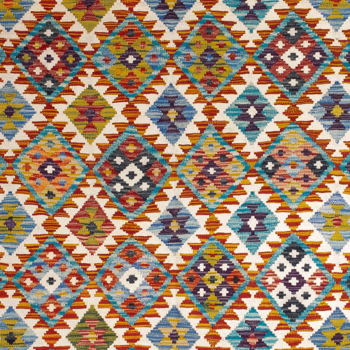 Tapis Kelim - Splash - 245 x 172 cm - multicolore