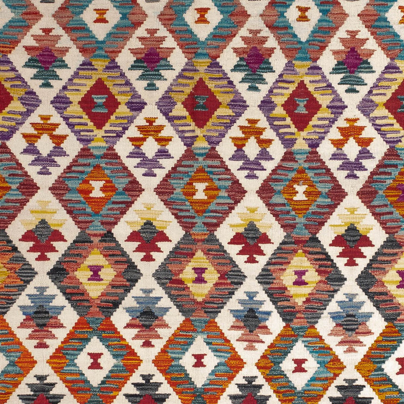 Tapis Kelim - Splash - 245 x 165 cm - multicolore