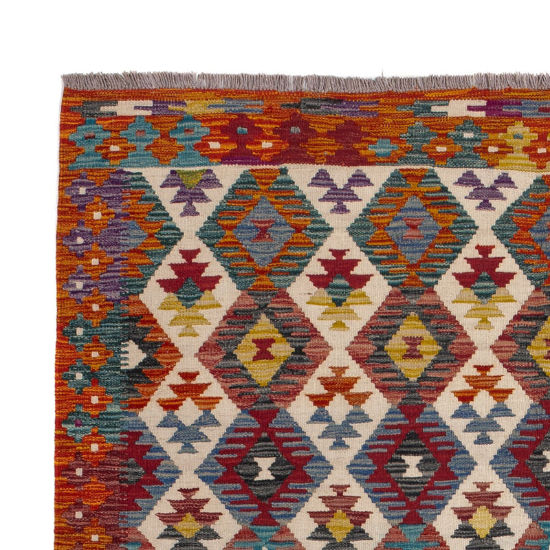 Tapis Kelim - Splash - 245 x 165 cm - multicolore