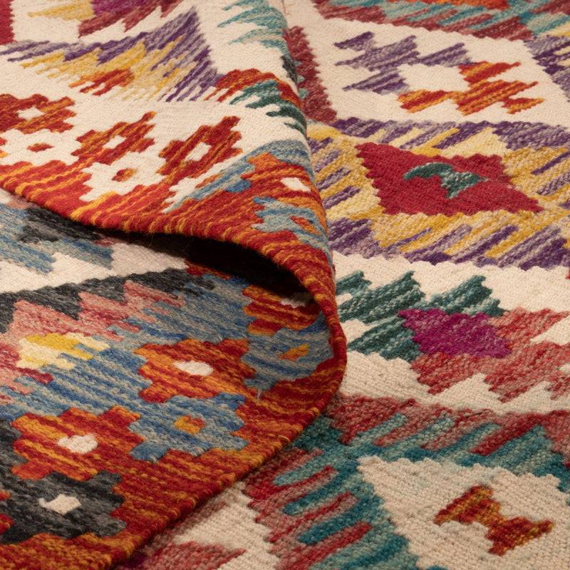 Tapis Kelim - Splash - 245 x 165 cm - multicolore