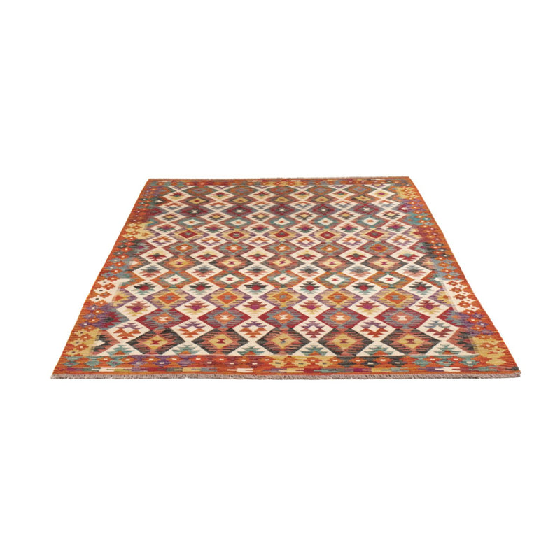 Tapis Kelim - Splash - 245 x 165 cm - multicolore