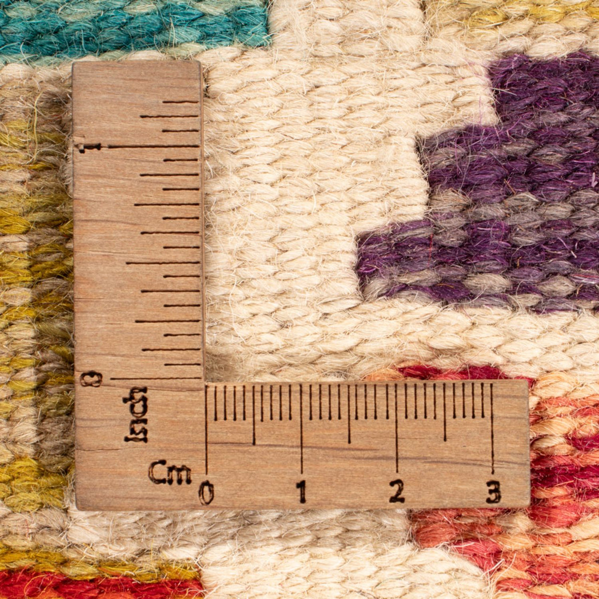 Tapis Kelim - Splash - 196 x 150 cm - multicolore