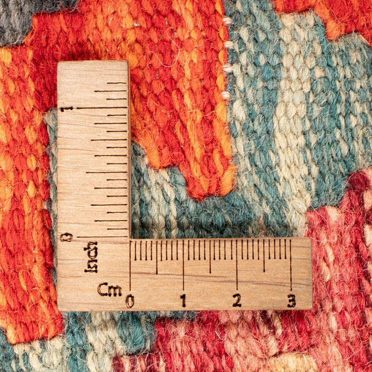 Tapis de couloir Tapis Kelim - Splash - 244 x 79 cm - multicolore