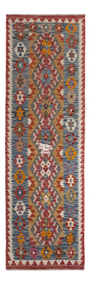 Tapis de couloir Tapis Kelim - Splash - 243 x 79 cm - multicolore