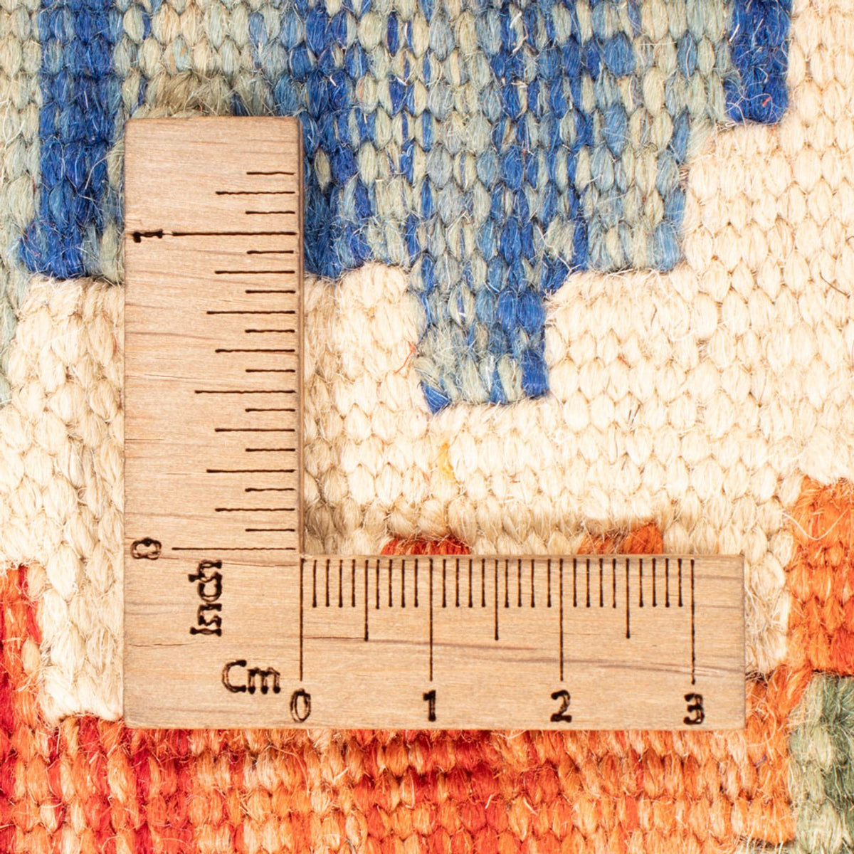 Tapis de couloir Tapis Kelim - Splash - 246 x 76 cm - multicolore