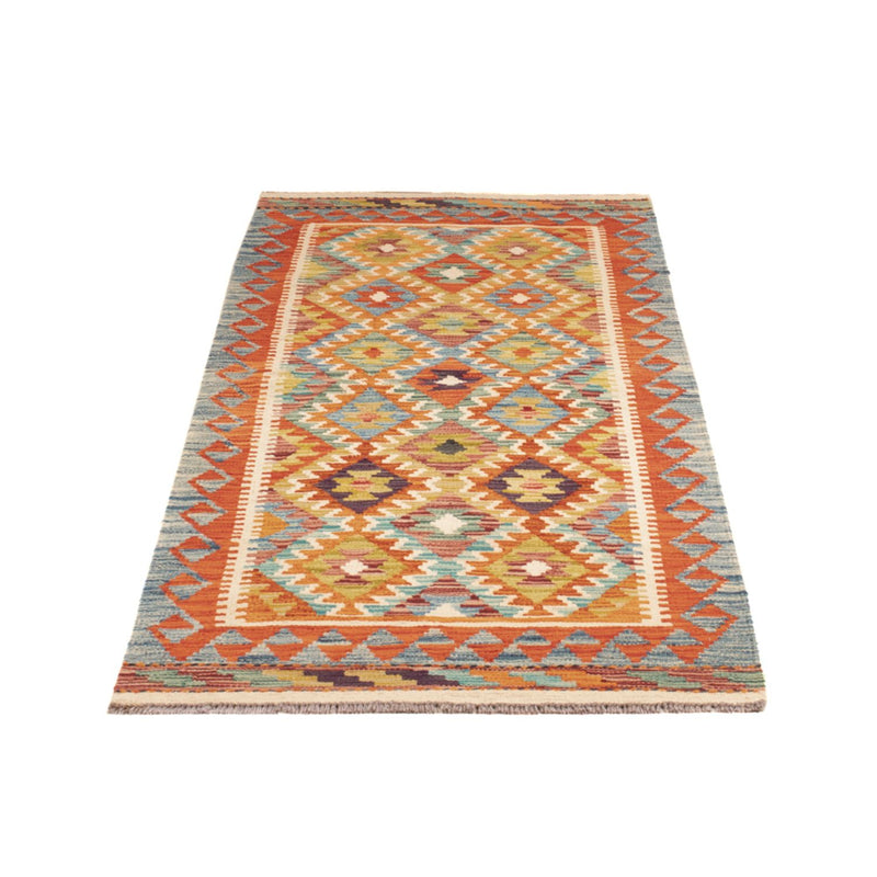 Tapis de couloir Tapis Kelim - Splash - 201 x 84 cm - multicolore