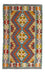 Tapis Kelim - Splash - 123 x 79 cm - multicolore