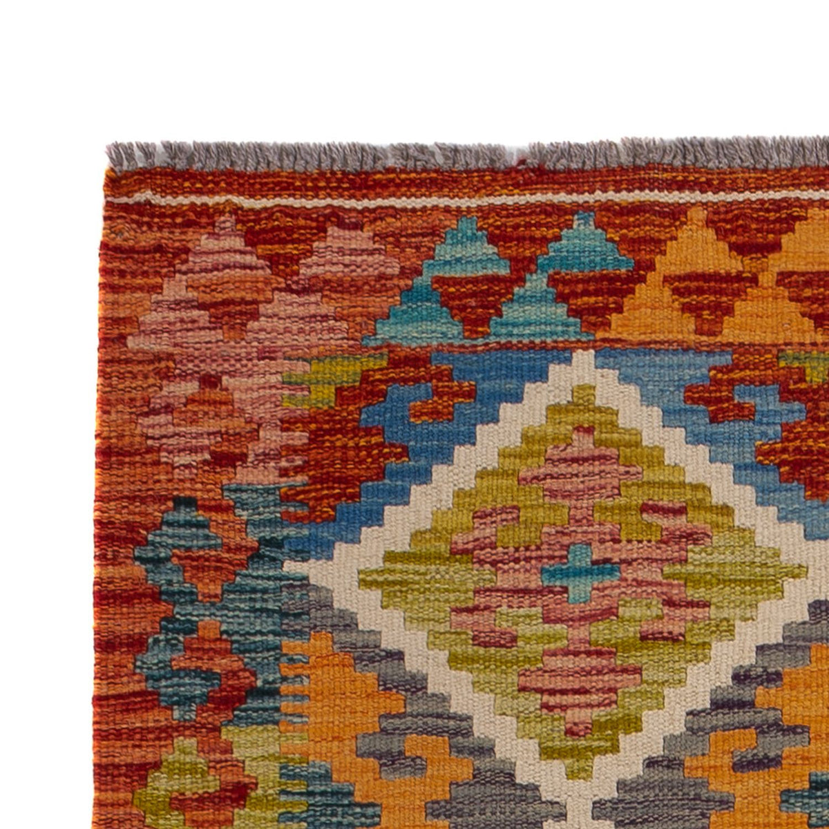 Tapis Kelim - Splash - 127 x 82 cm - multicolore