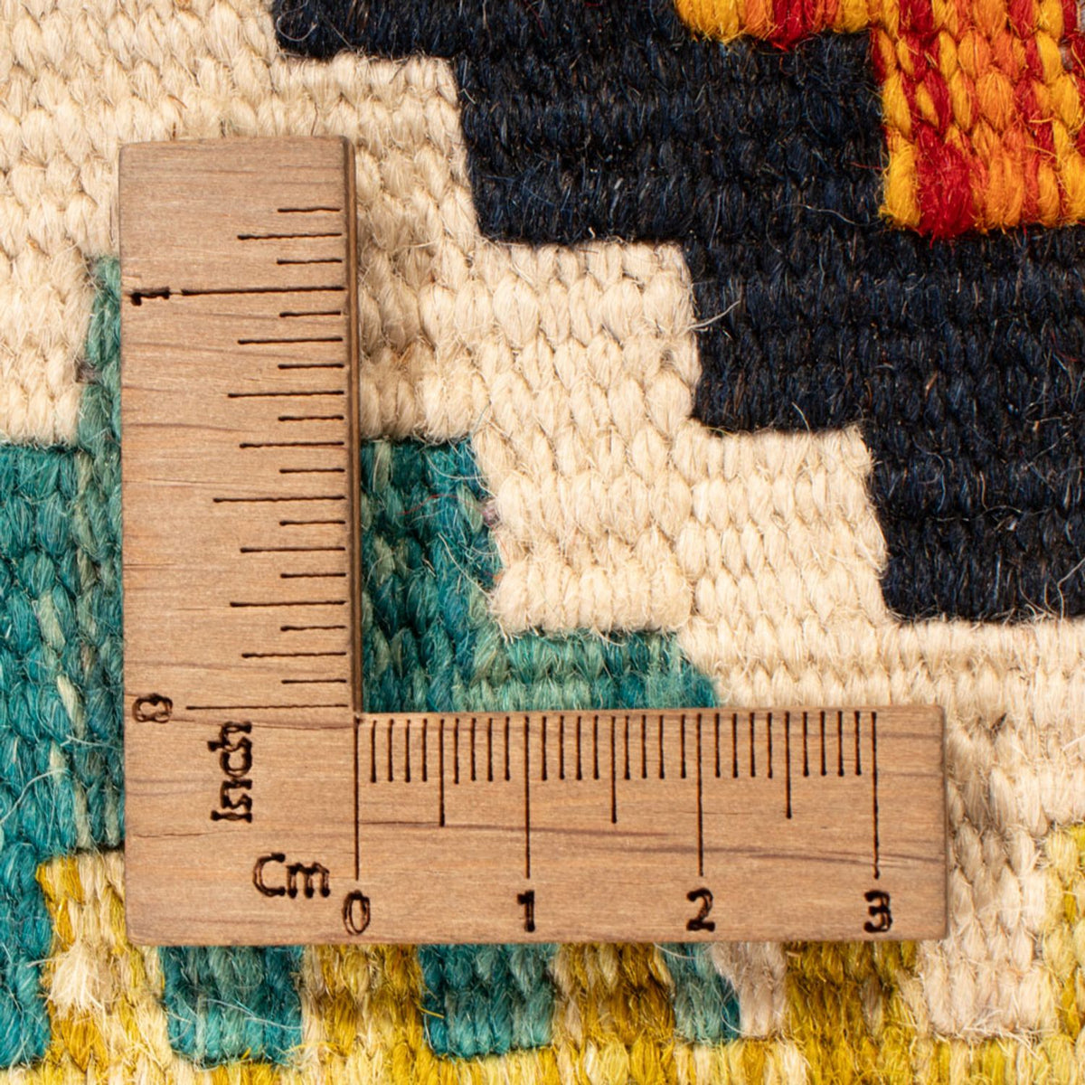 Tapis Kelim - Splash - 119 x 83 cm - multicolore