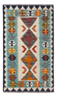 Tapis Kelim - Splash - 130 x 86 cm - multicolore